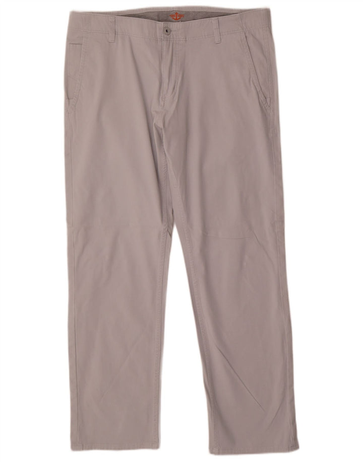 Calça Dockers masculina reta Chino W36 L31 algodão cinza