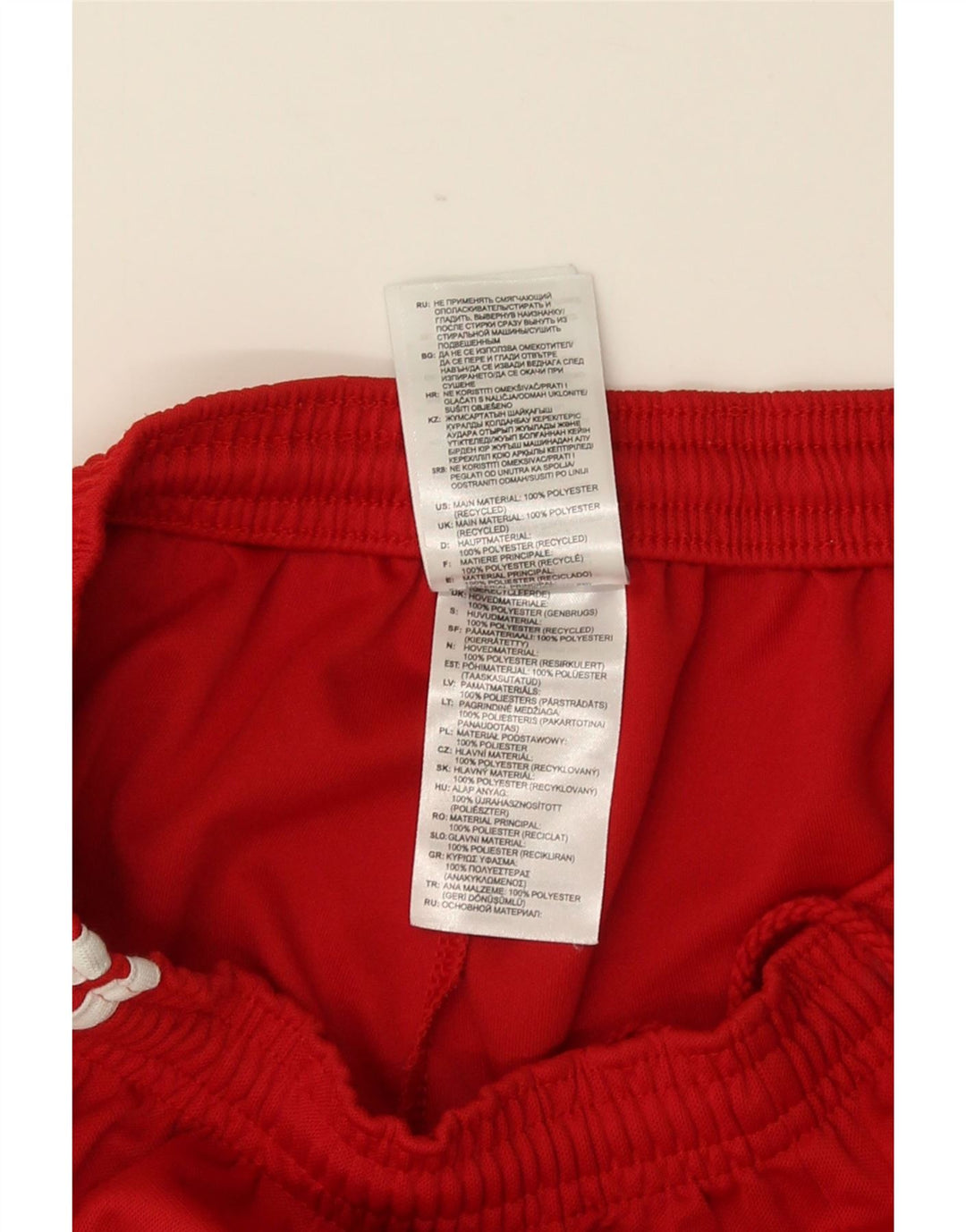 ADIDAS Mens Aeroready Sport Shorts Médio Poliéster Vermelho