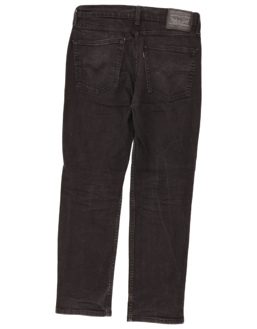 Levi's Masculino 514 Straight Jeans W30 L30 Algodão Preto
