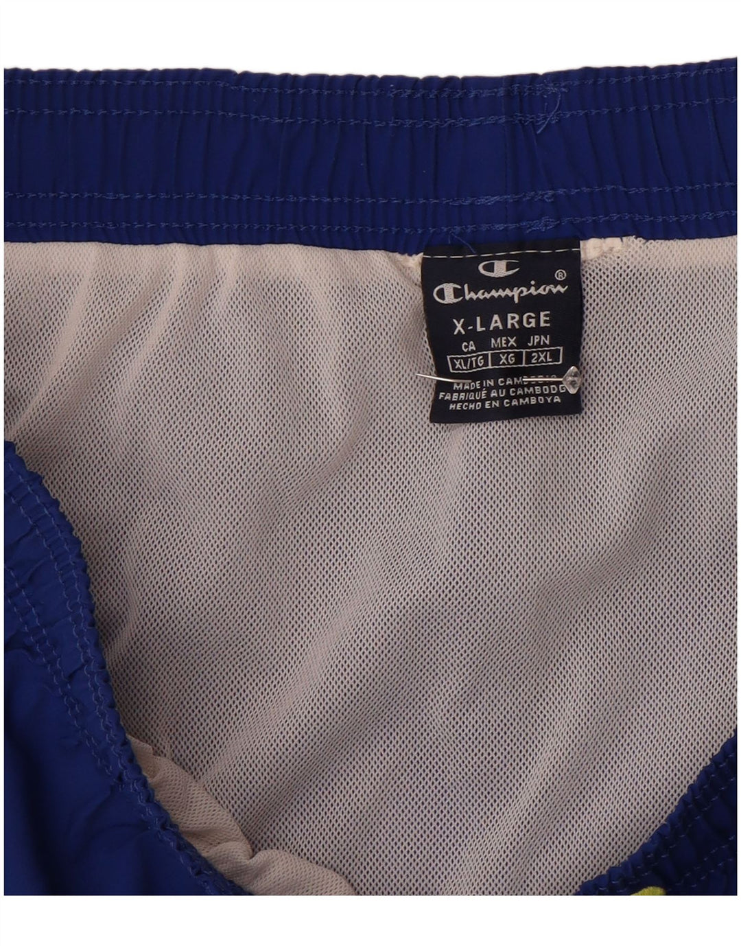 Shorts de natação masculino Champion XL azul