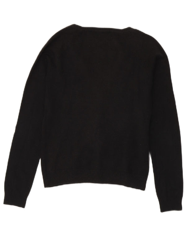 Suéter cardigã feminino Zara Reino Unido 10 pequeno preto