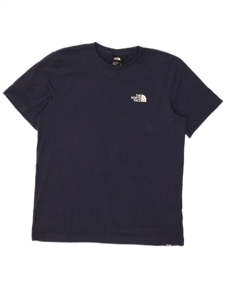 Camiseta masculina The North Face médio algodão azul marinho