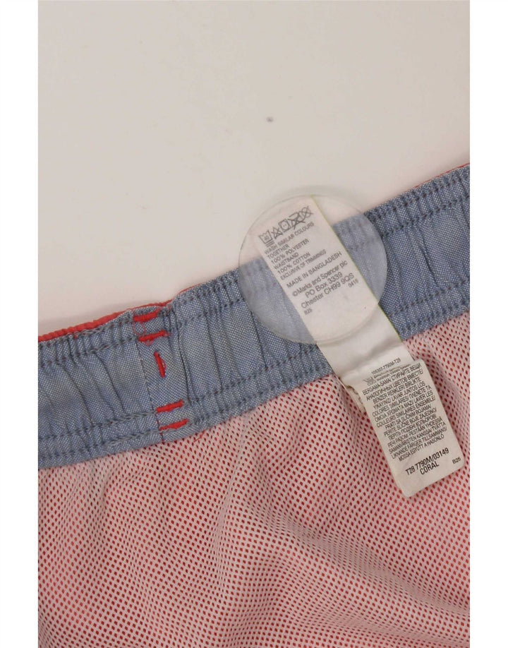 Shorts de natação masculino Marks & Spencer grande algodão rosa