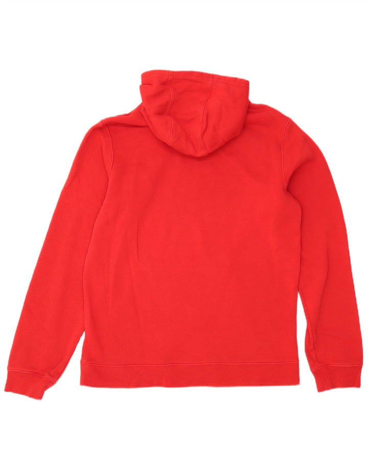 Nike Mens Hoodie Jumper Médio Algodão Vermelho