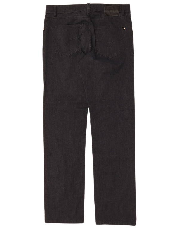 Pierre Cardin Mens Deauville Calça Casual Reta W34 L34 Azul Marinho