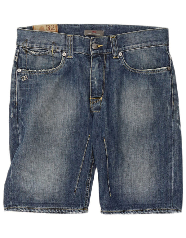 Daniele Alessandrini Shorts jeans masculino W32 algodão azul médio