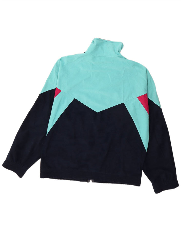 Jaqueta masculina de treino TERINDA grande bloco colorido azul marinho