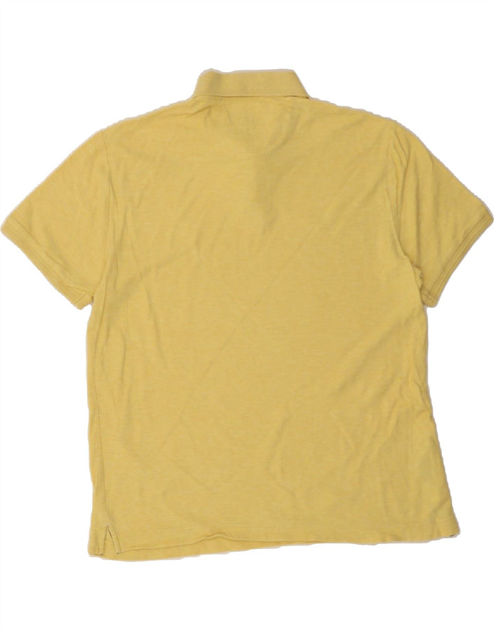 PENGUIN Mens Polo Shirt Large Yellow Cotton Vintage Penguin and Second-Hand Penguin from Messina Hembry 