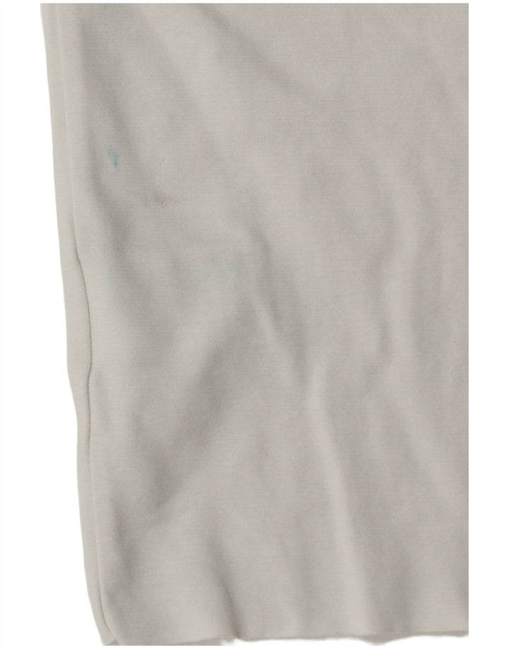 Camiseta masculina Cos Top médio algodão branco