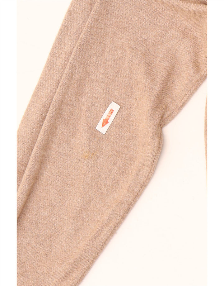 Marks & Spencer Suéter feminino Longline Open Cardigan Reino Unido 14 Médio Marrom