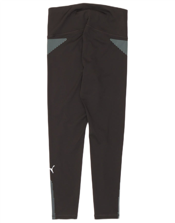 Leggings Puma Feminino UK 12 Médio Preto Geométrico