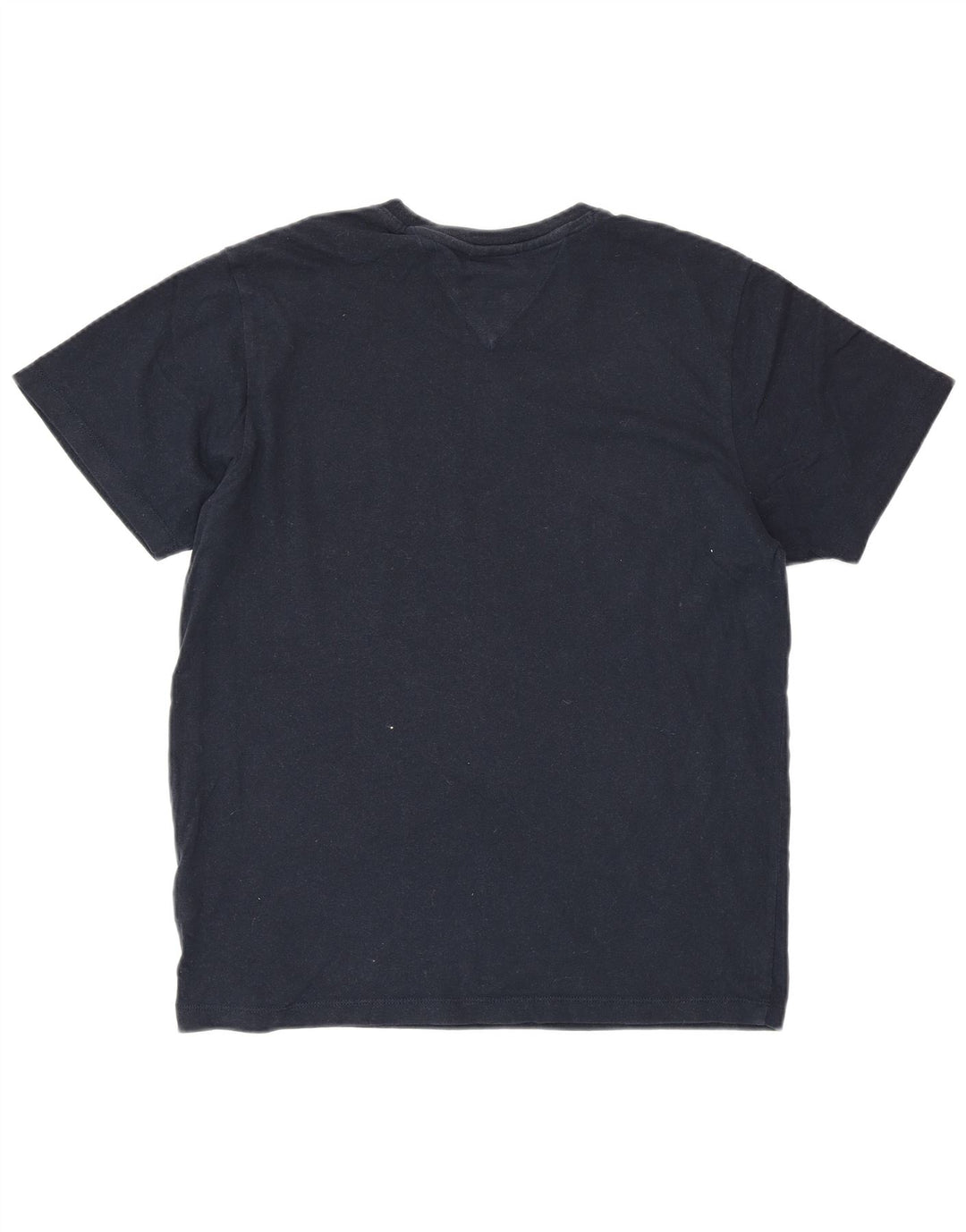 Camiseta feminina TOMMY HILFIGER com estampa gráfica Reino Unido 14 algodão azul marinho médio