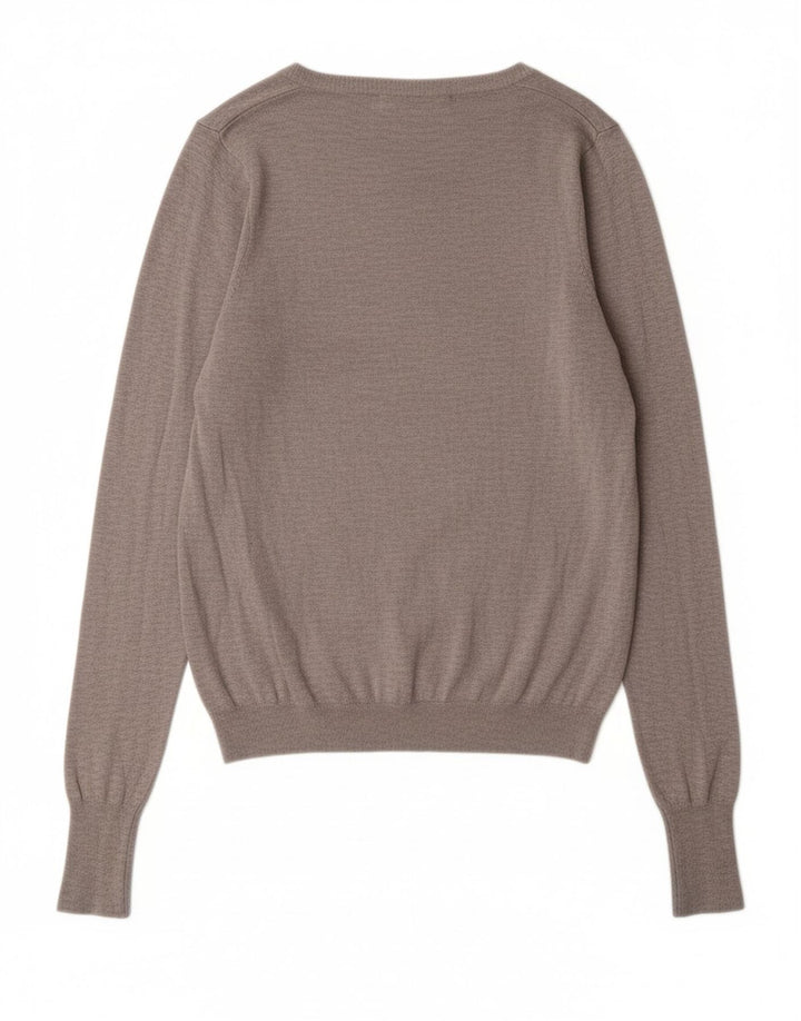 Suéter cardigã masculino ZARA viscose cinza médio
