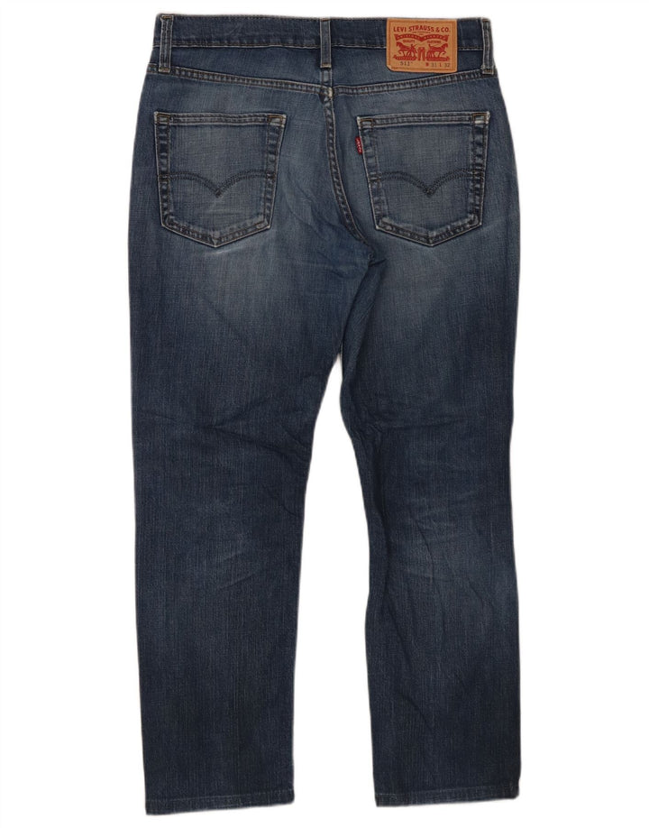 Levi's Masculino 511 Slim Jeans W31 L27 Azul Marinho Algodão