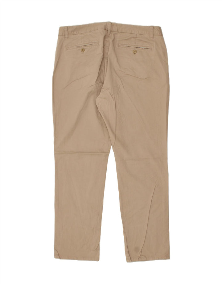 BONOBOS Mens Slim Chino Trousers W38 L32 Khaki Cotton Vintage BONOBOS and Second-Hand BONOBOS from Messina Hembry 