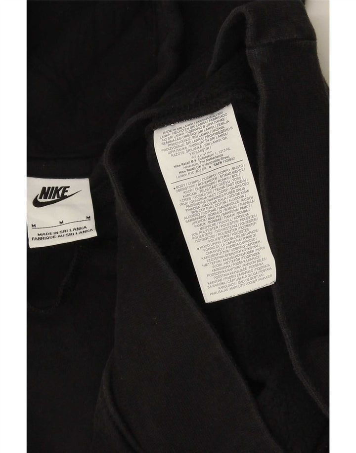 Nike Mens Hoodie Jumper Médio Algodão Preto