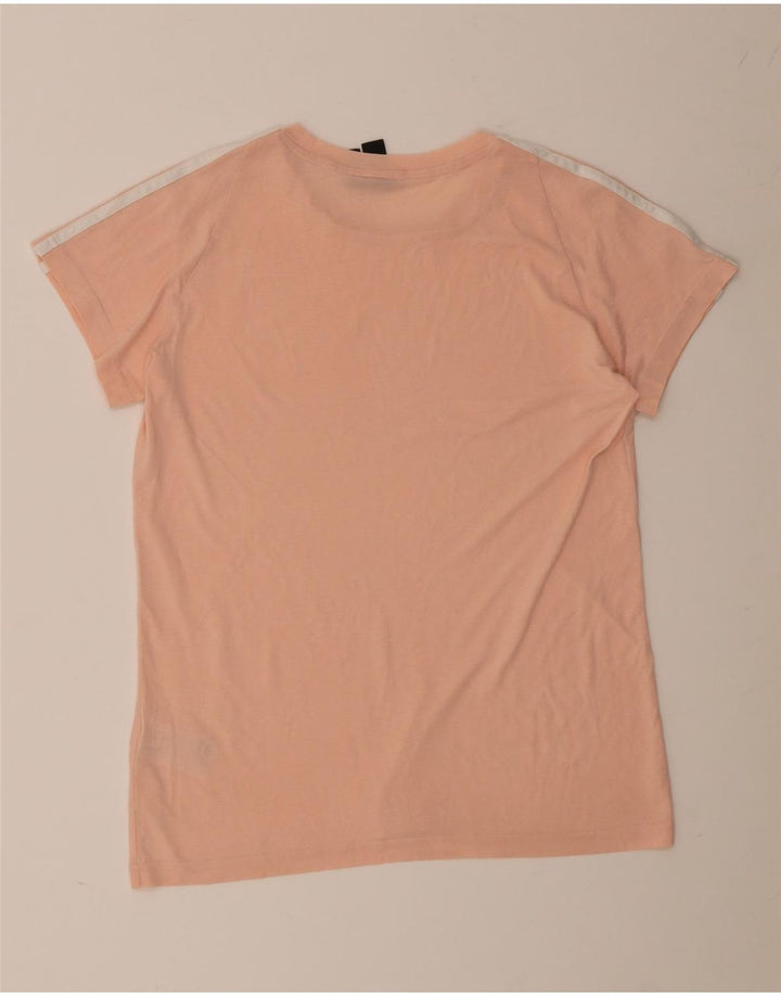 Camiseta feminina Adidas UK 16/18 grande poliéster rosa