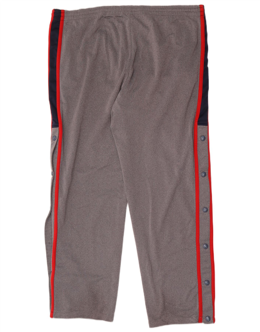 Fila Calça masculina de treino grande cinza Colourblock poliéster