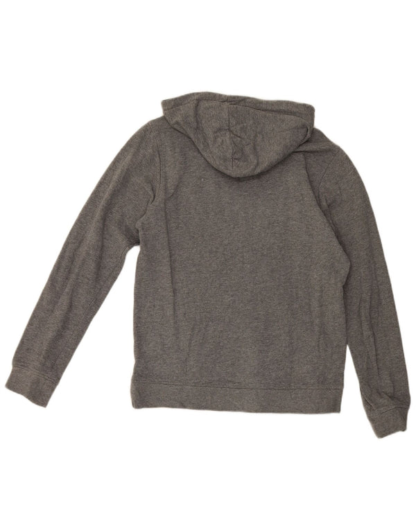 Asics Mens Graphic Hoodie Jumper Pequeno Algodão Cinza