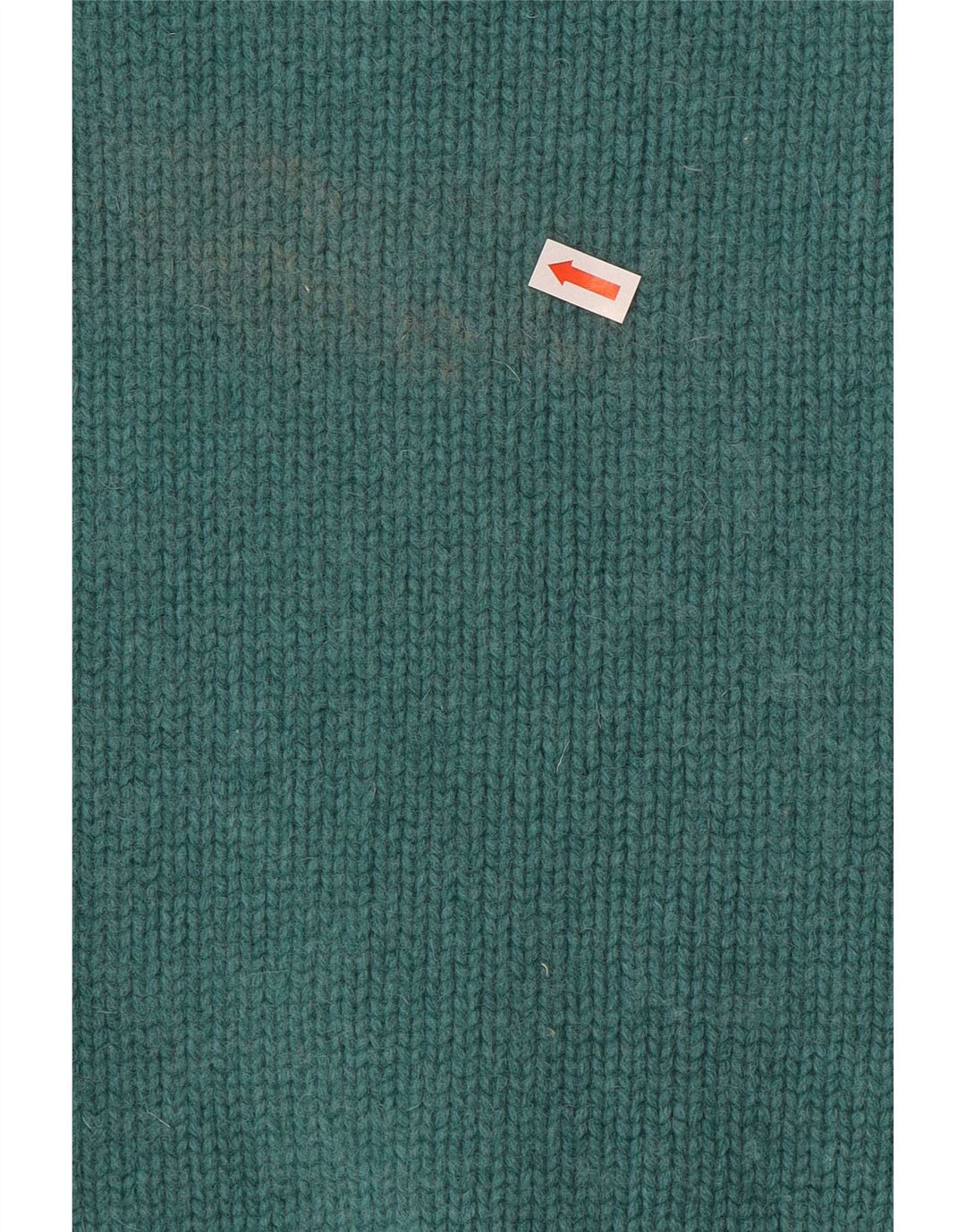 Suéter feminino Weird Fish com zíper e gola em lã verde pequena Reino Unido 10