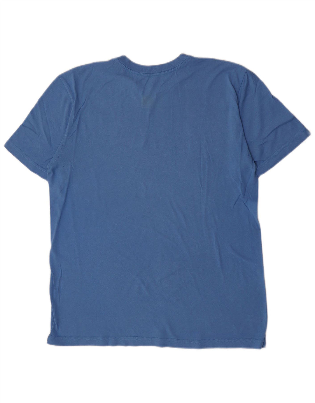 Camiseta masculina Nike Standard Fit gráfica top médio azul algodão