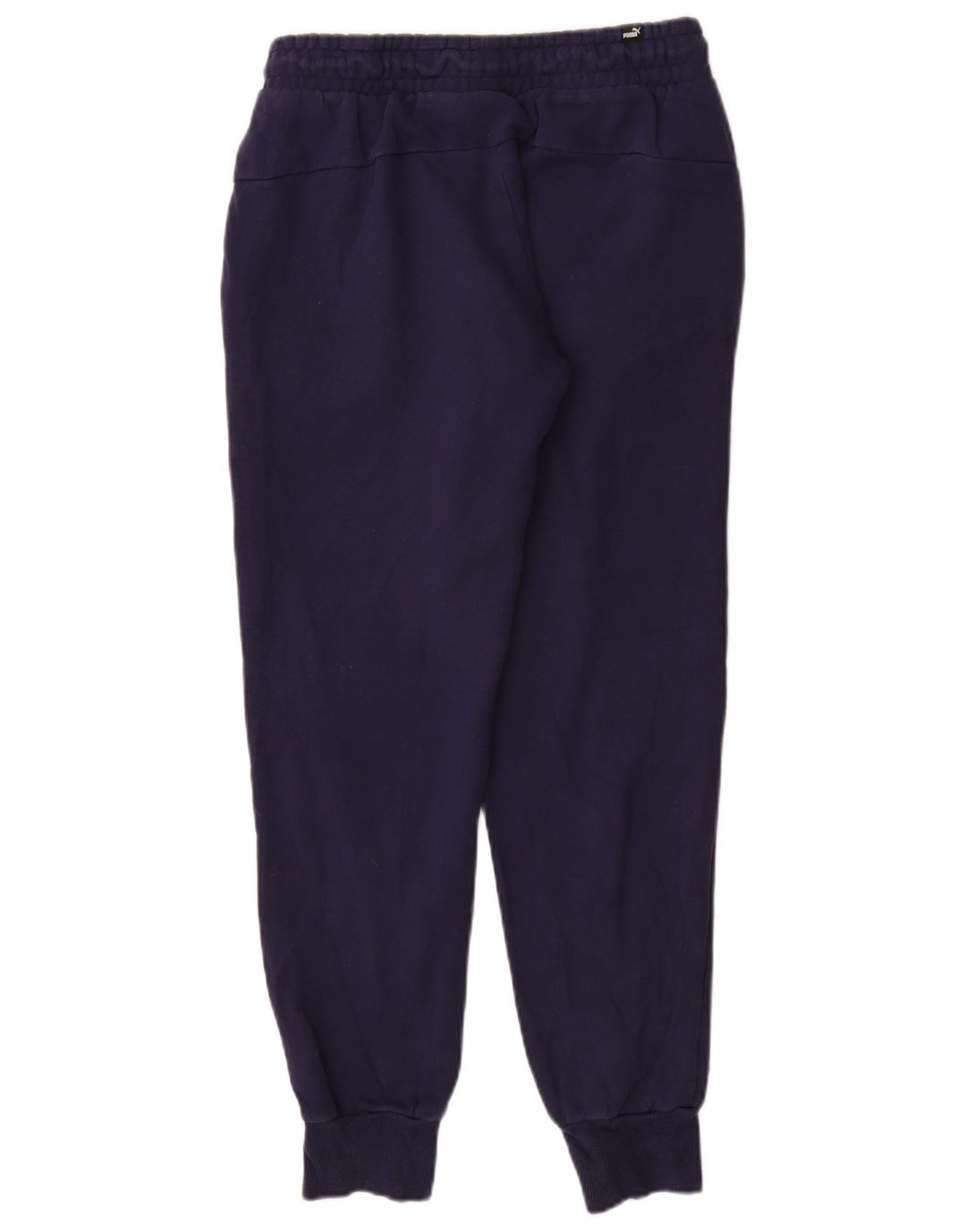 Calça de treino masculina PUMA joggers pequeno algodão azul marinho