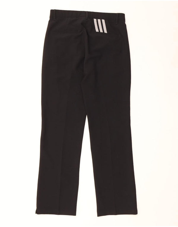 Calças Chino Retas Adidas Meninos 11-12 Anos W28 L27 Poliéster Preto