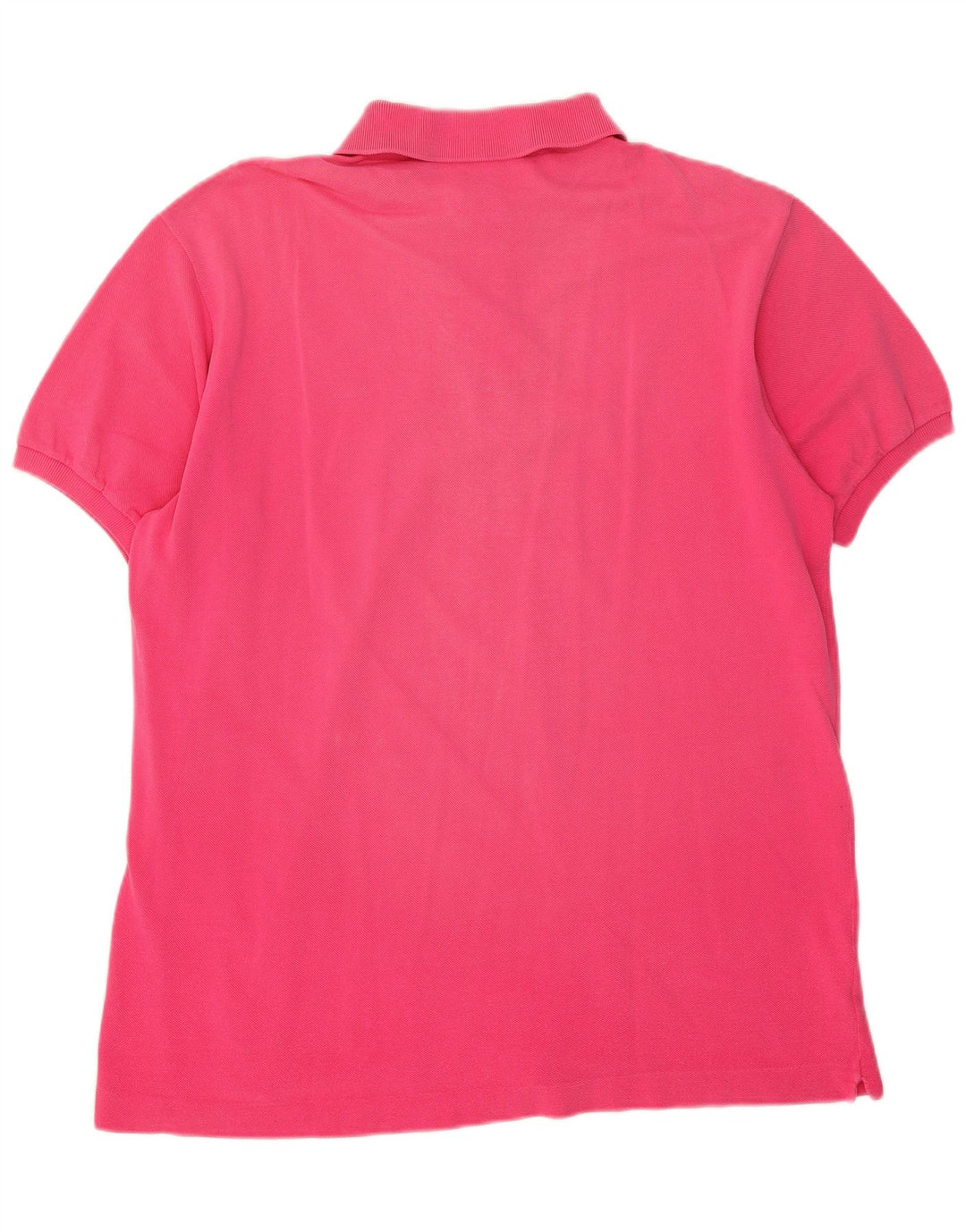 Camisa polo masculina Lacoste grande algodão rosa