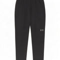 Calça de treino masculina Under Armour pequena poliéster preta