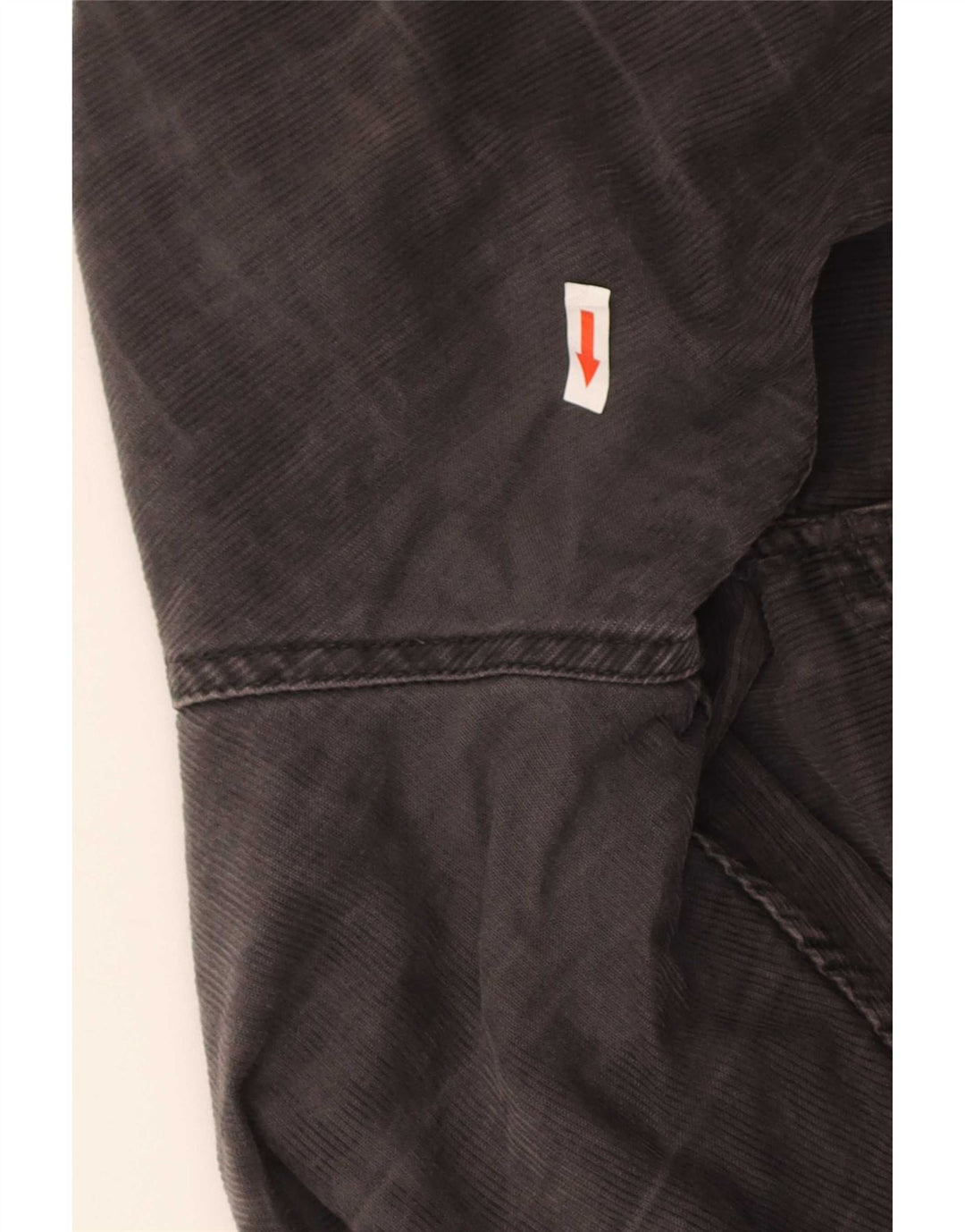 Calça masculina Paul Smith Bootcut veludo cotelê W32 L31 algodão cinza