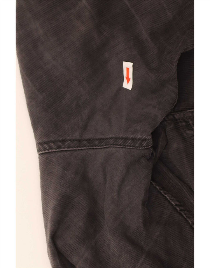 Calça masculina Paul Smith Bootcut veludo cotelê W32 L31 algodão cinza