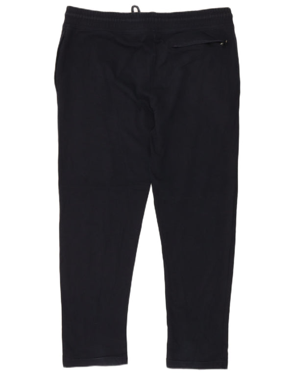 Calça de treino masculina Marks & Spencer grande algodão azul marinho