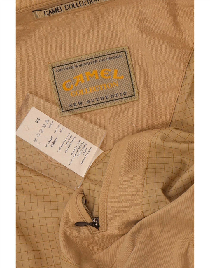 Jaqueta Blazer Masculina Camel Active com 3 Botões IT 54 XL Algodão Bege