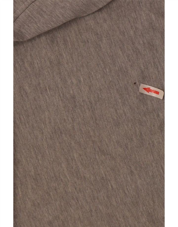 Adidas Mens Moletom Jumper Pequeno Algodão Flecked Cinza