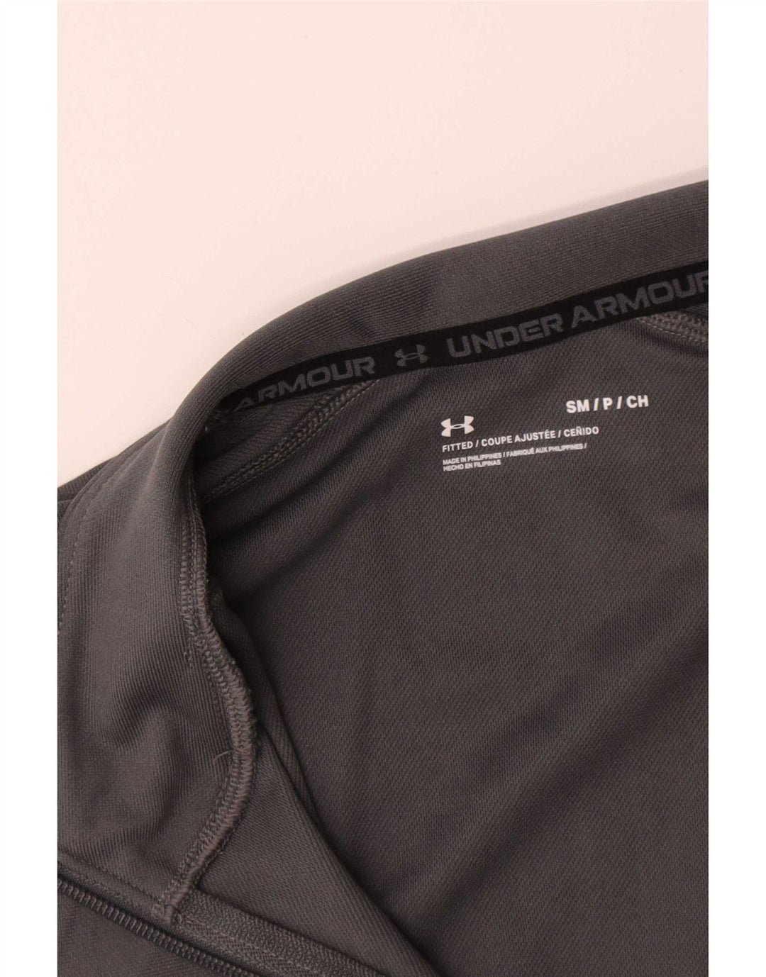 Under Armour Mens Tracksuit Top Jacket Pequeno Poliéster Cinza