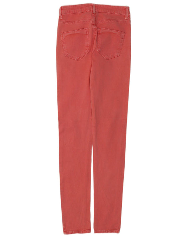 Topshop feminino Jamie Skinny Jeans W28 L32 algodão rosa
