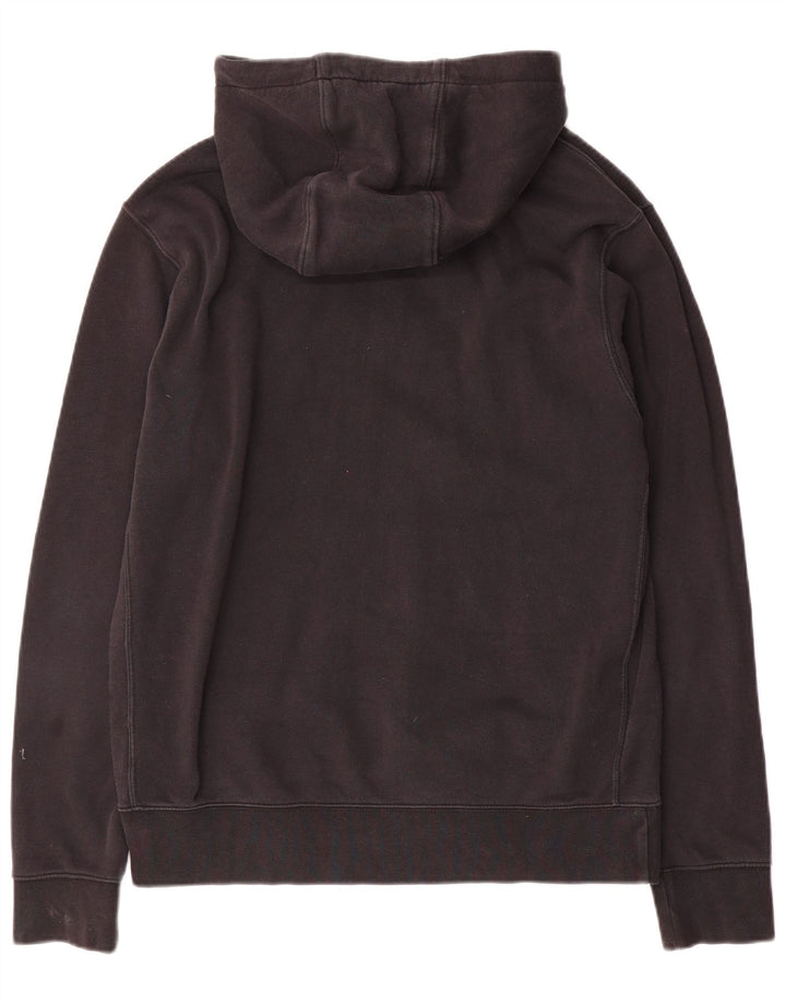 Nike masculino gráfico moletom com capuz médio algodão preto
