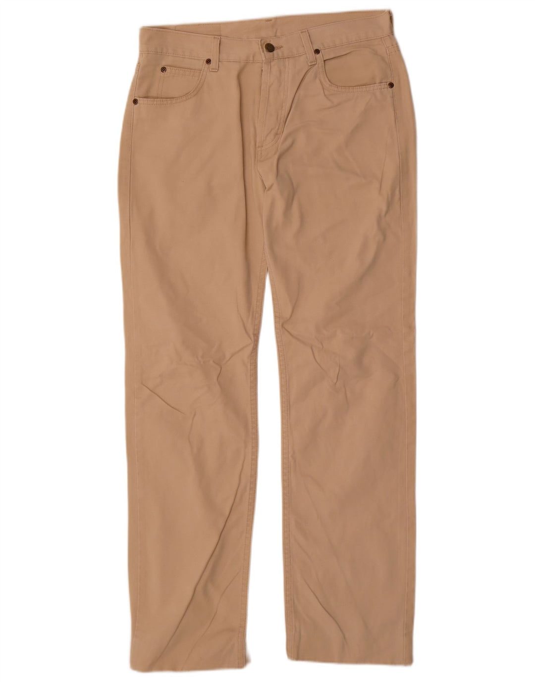 Lee Mens Calça Casual Reta W32 L32 Bege