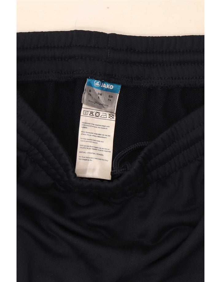 Calça de treino masculina Jako grande poliéster azul marinho