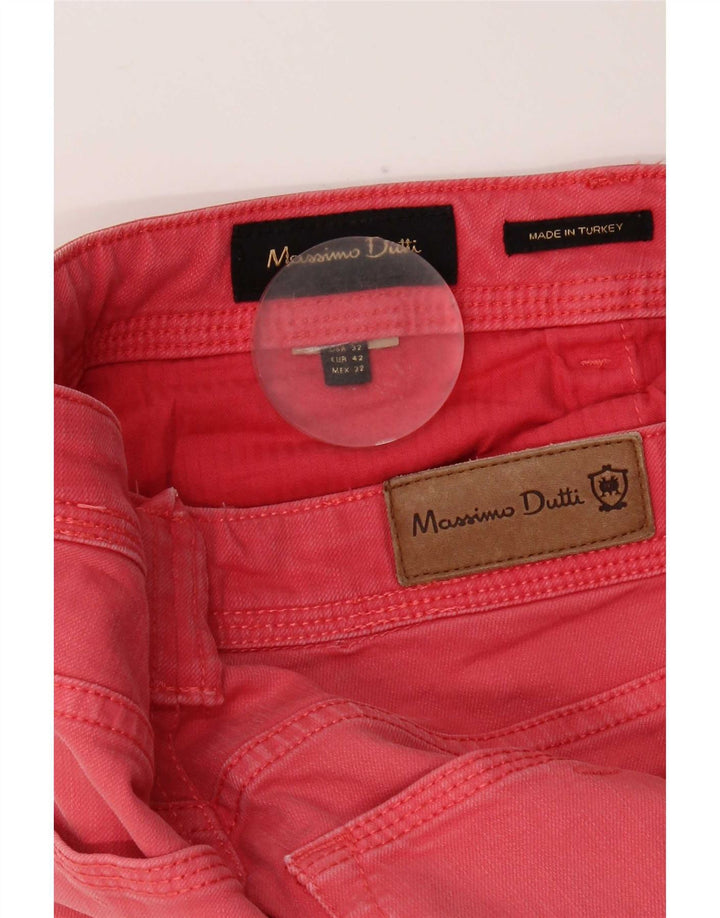 Jeans Slim Masculino Massimo Dutti EU 42 Grande W32 L31 Rosa