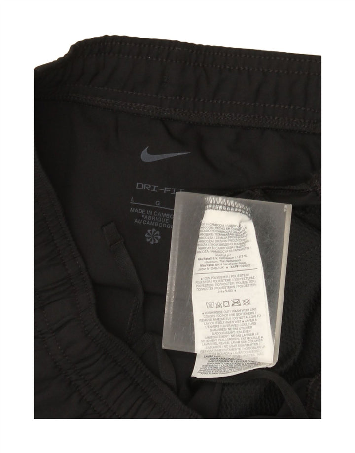 Calça Nike Dri Fit Feminina UK 16 Grande Poliéster Preto