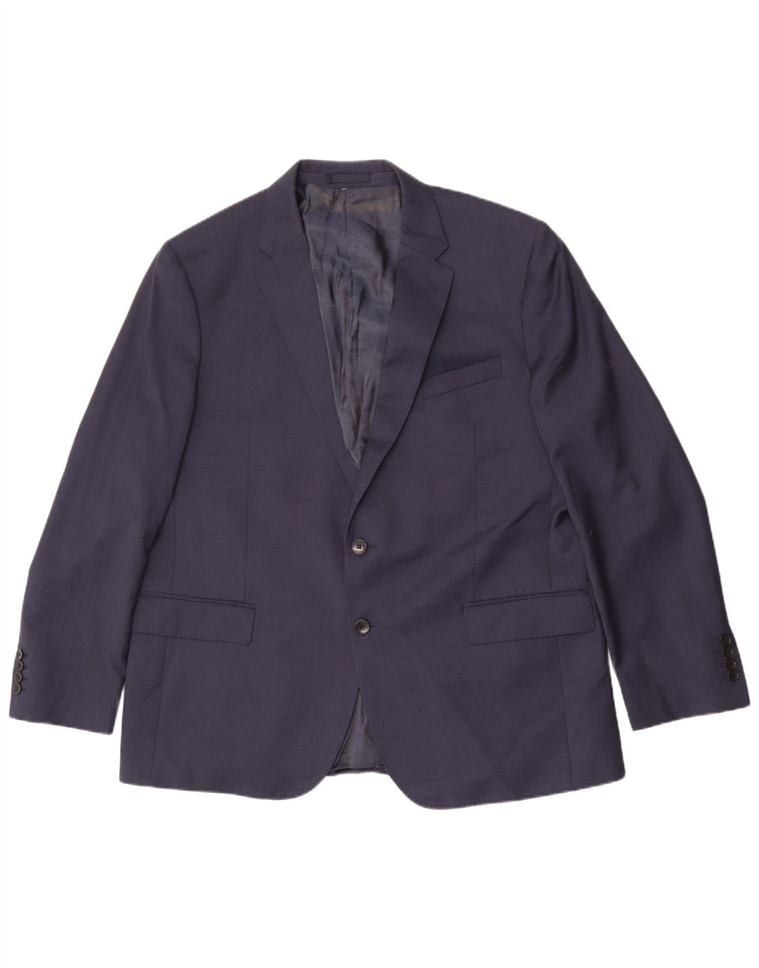 Jaqueta Blazer Marks & Spencer Masculina Autograph 2 Botões Reino Unido 48 2XL Azul Marinho