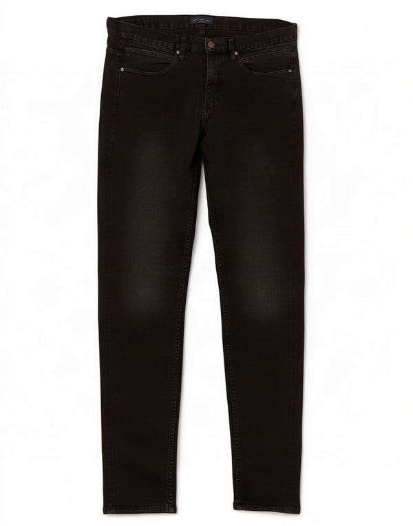 Zara Mens Slim Jeans EU 44 Grande W34 L31 Preto