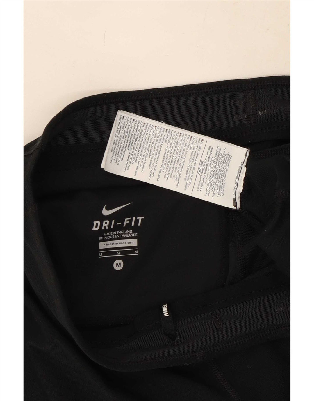 Leggings Nike Dri Fit Capri UK 12 Médio Preto Poliéster