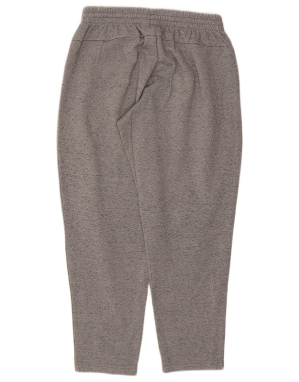 Adidas Mens Calças de treino cinza médio algodão manchado