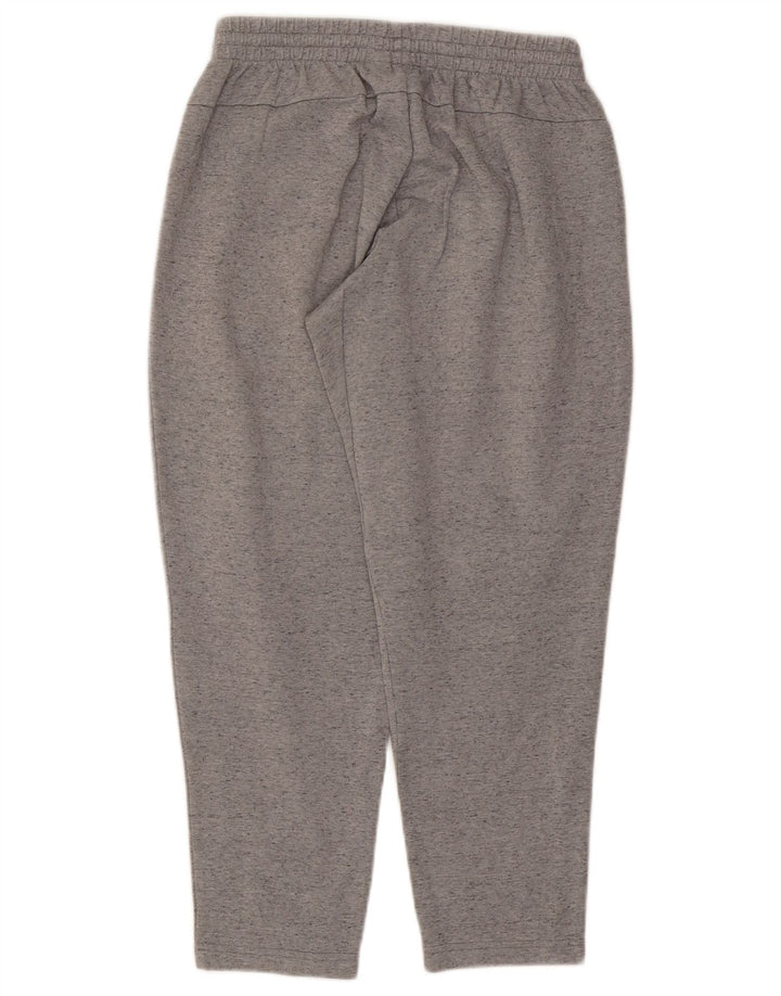 Adidas Mens Calças de treino cinza médio algodão manchado