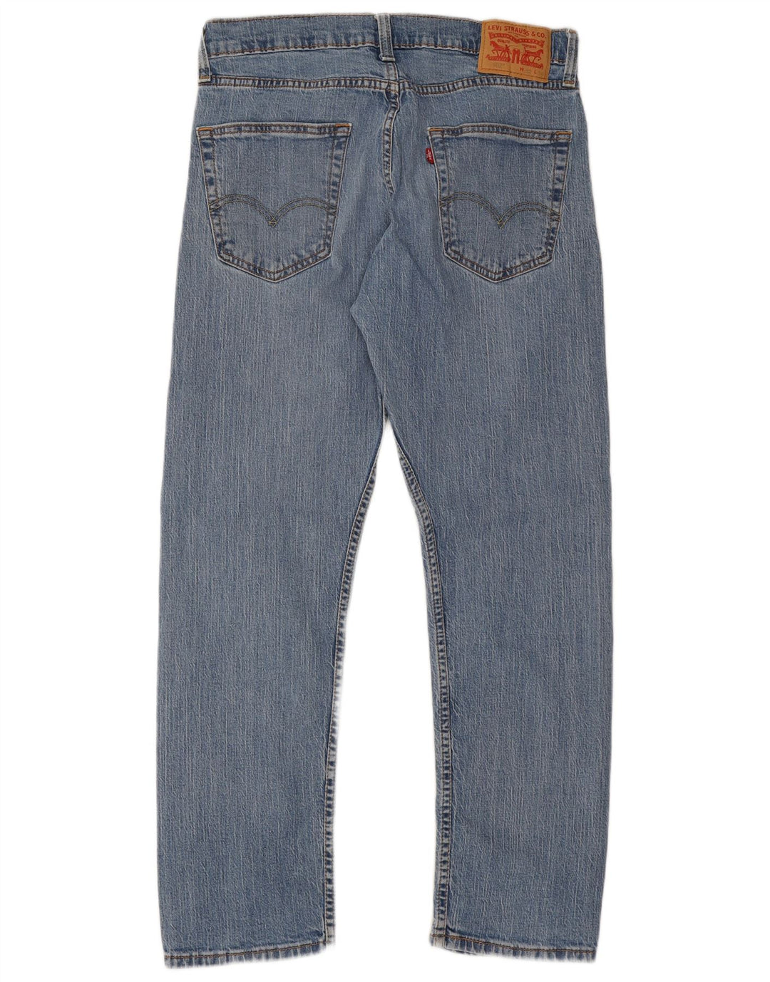 Levi's Masculino 502 Tapered Jeans W32 L30 Azul Algodão