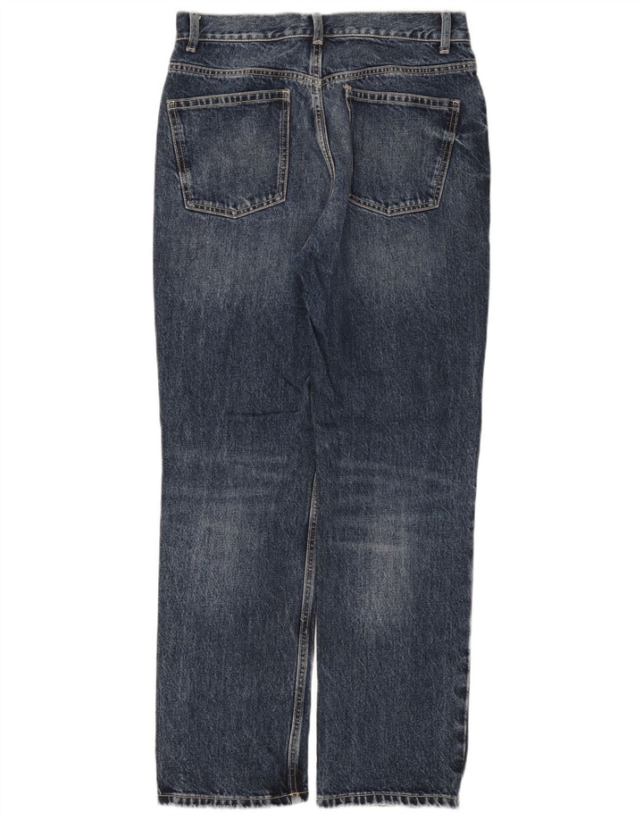 Calça jeans reta feminina Zara EU 40 médio W30 L29 azul