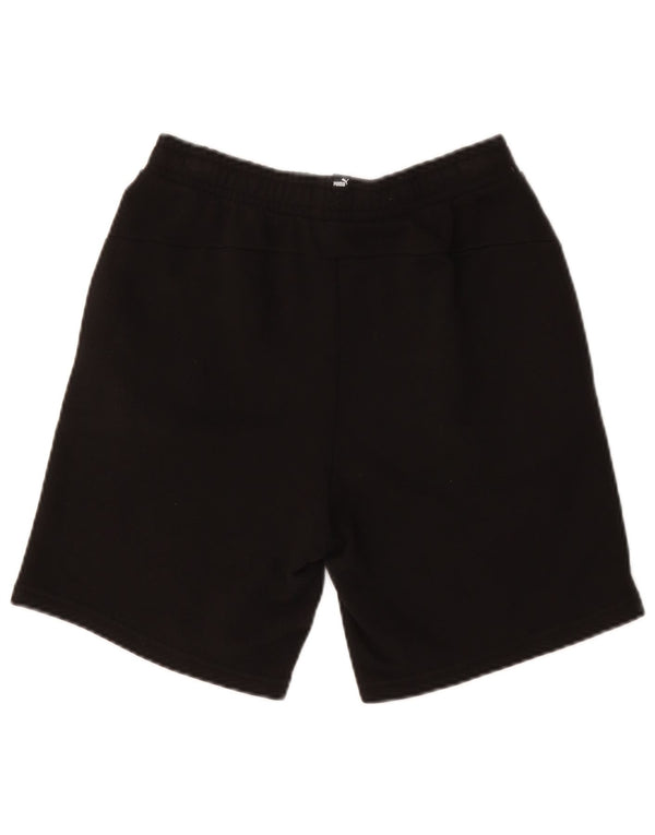 Shorts esportivos Puma meninos 15-16 anos preto algodão