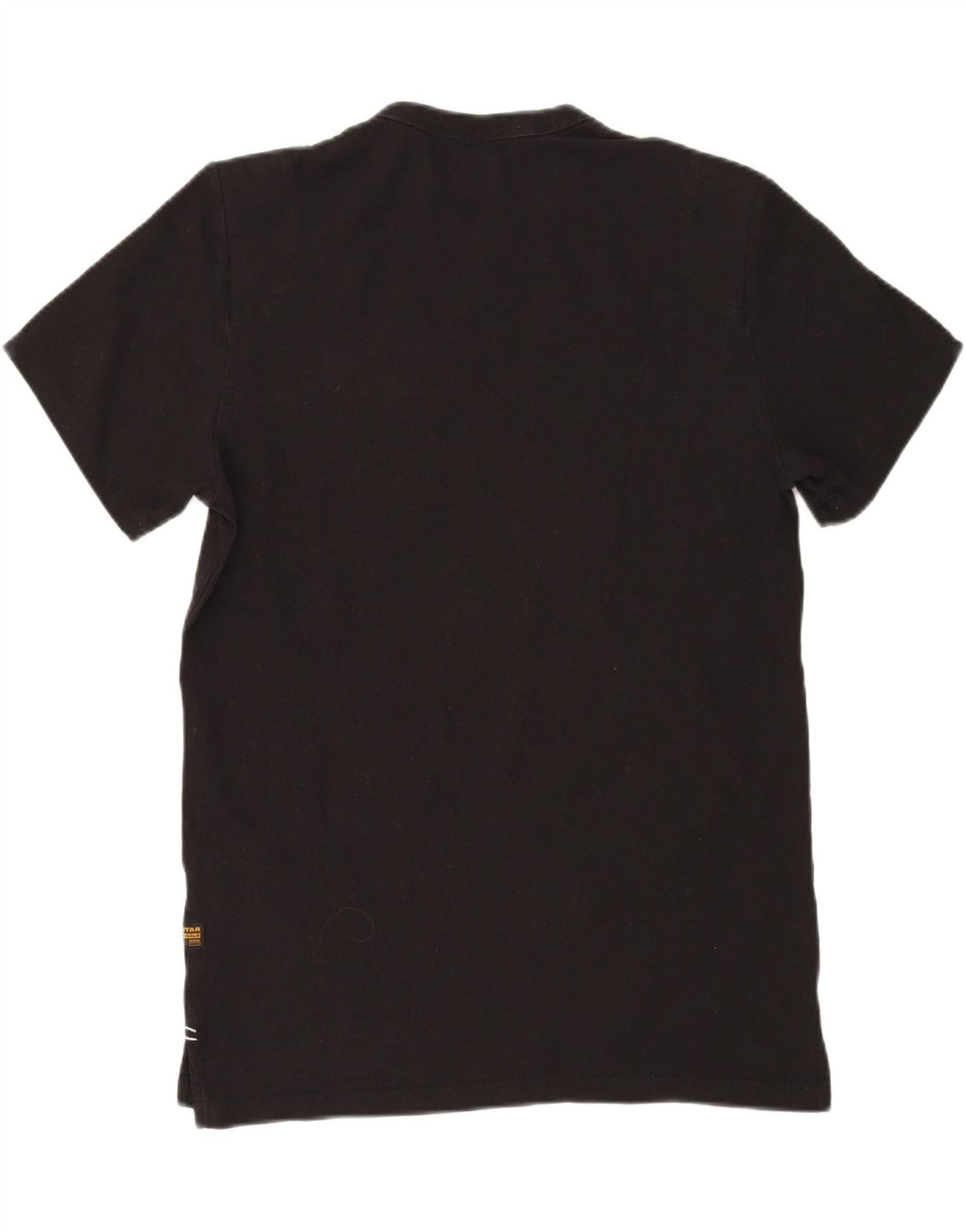Camiseta gráfica masculina G-STAR Top médio algodão preto